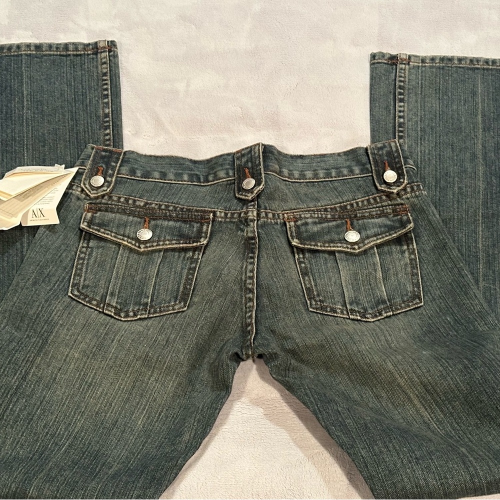 Vintage 90’s Authentic Armani Exchange Flare Bootleg Pants Jeans Size 4